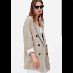 ZARA Linen Blazer